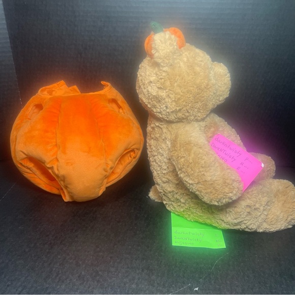 RETIRED BNWT JELLYCAT BARTHOLOMEW BEAR PUMPKIN PRICE VERY FIRM NO OFFERS PLEASE - Picture 14 of 16